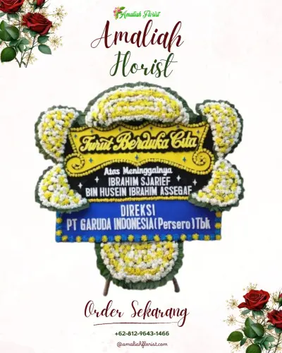 Papan Bunga Duka di Kedungbanteng