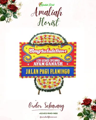 Bunga Papan Congratulation di Kedungbanteng